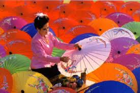 Bosang Umbrella Festival Chiang Mai Thailand 2012