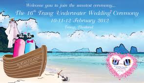 Trang Underwater Wedding Ceremony 2012
