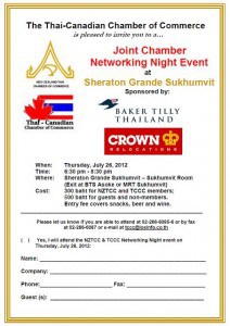 TCCC & NZTCC Networking Night Bangkok Event